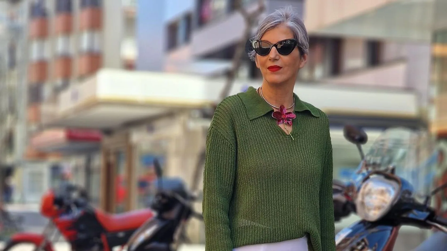 Carmen Gimeno con look de Zara.