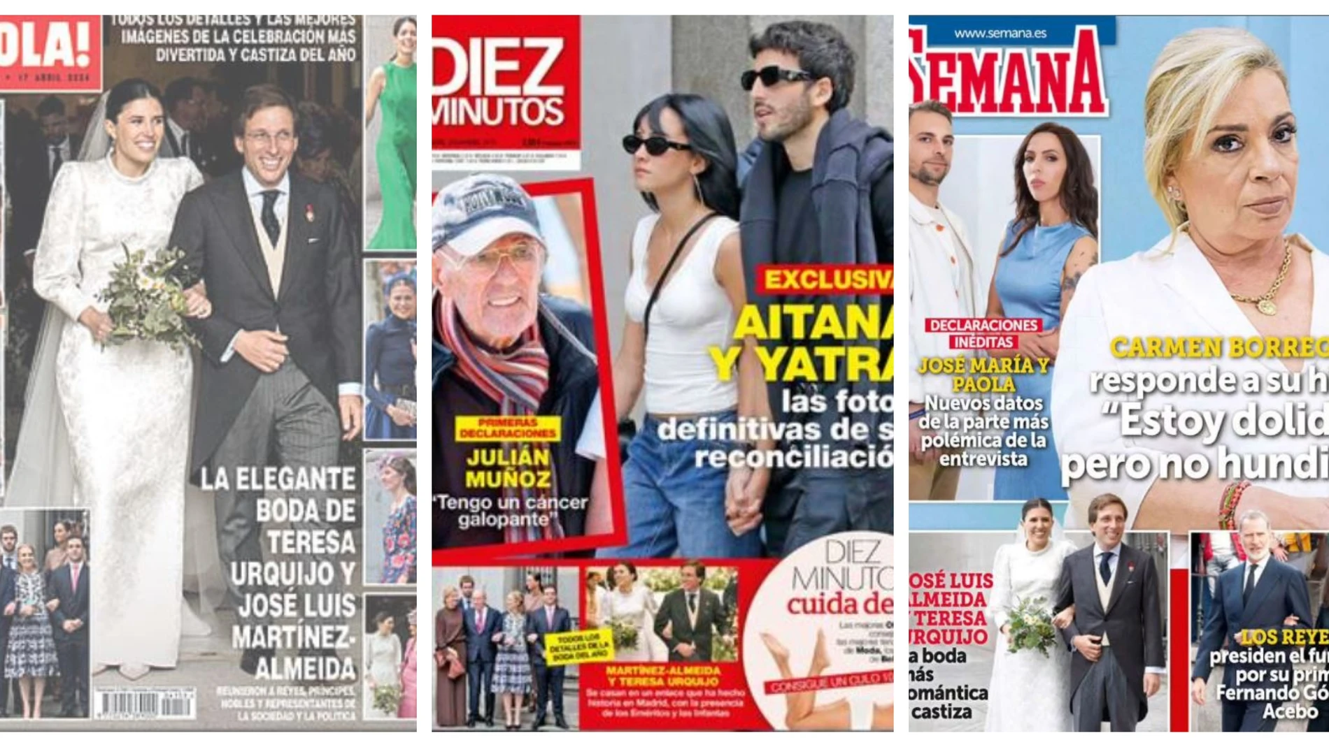 Portadas revistas del corazón 10 de abril de 2024