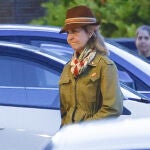 La infanta Elena en la clínica Ruber de Madrid