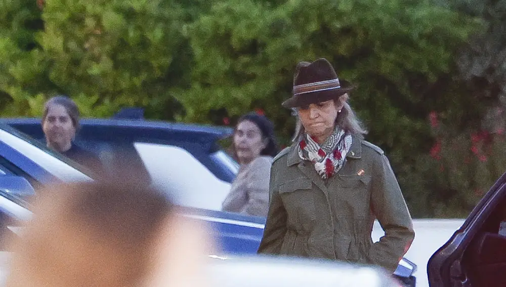La infanta Elena en la clínica Ruber de Madrid