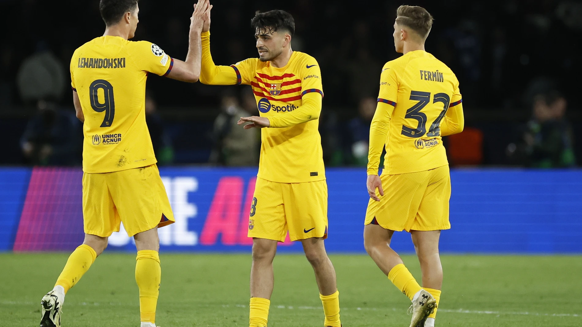 Lewandowski fue de los mejores jugadores del Barça en el Parque de los Príncipes
