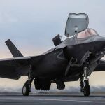 Un avión furtivo F-35B