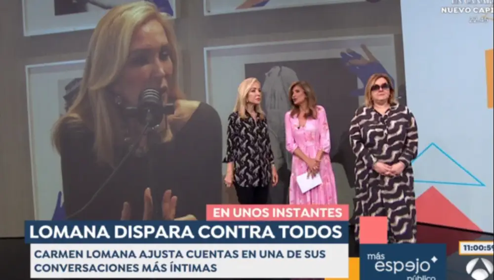 Carmen Lomana y Gema López