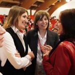 La consejera Rocío Lucas durante el Congreso Estatal del Sector Educación, organizado por la Confederación de Sindicatos de Trabajadoras y Trabajadores de la Enseñanza (STEs)
