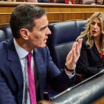 Pedro Sánchez y Yolanda Diaz