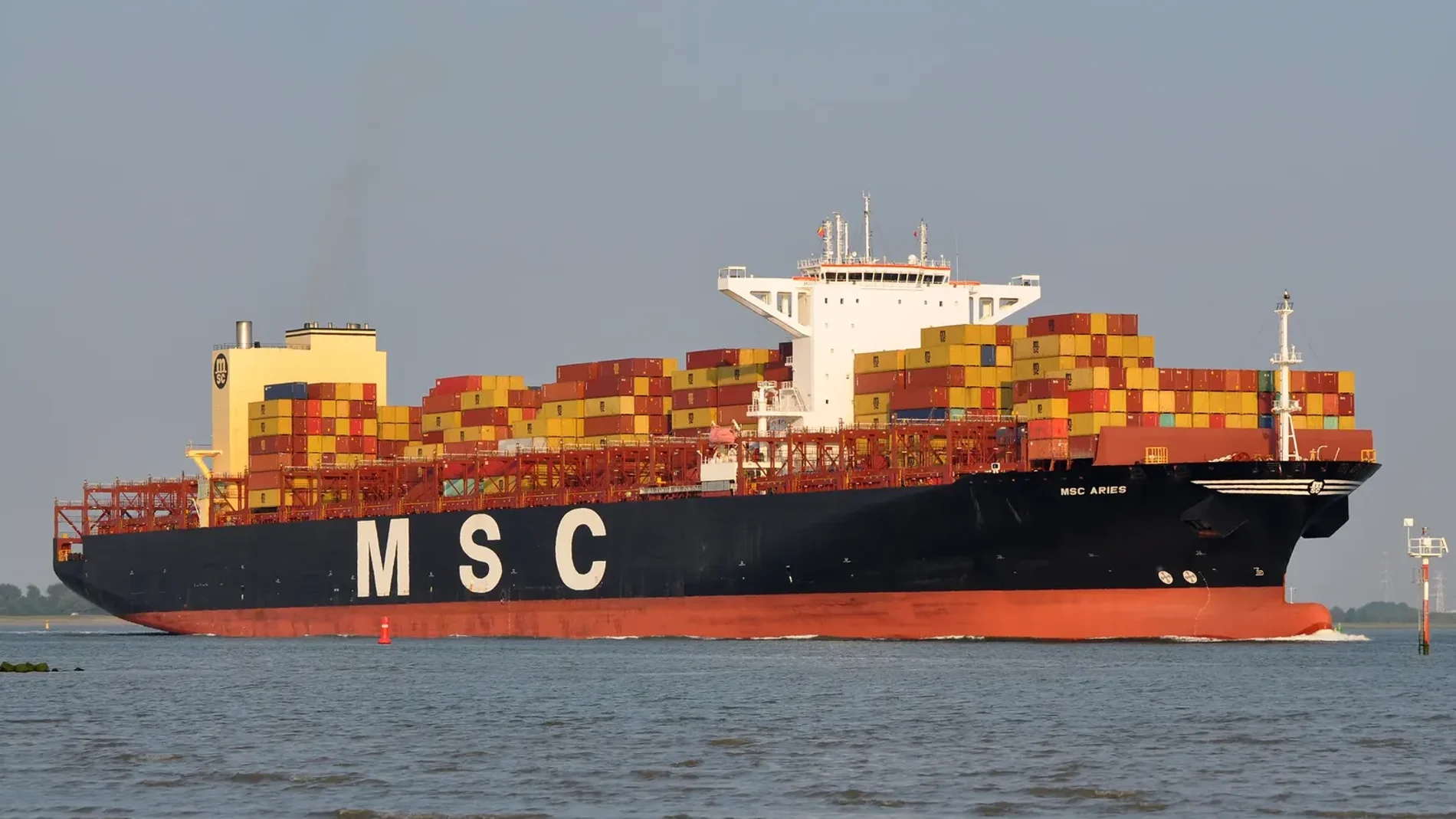 Imagen del buque MSC Aries