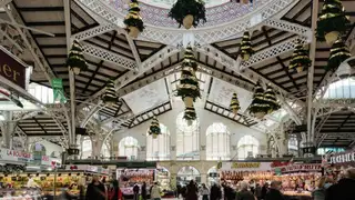 Imagen del interior del Mercado Central de Valencia Imagen del interior del Mercado Central de Valencia