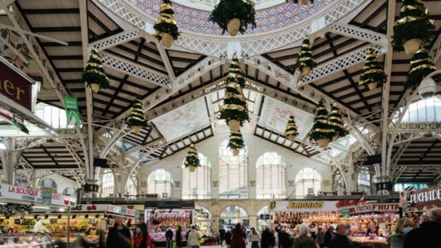 Imagen del interior del Mercado Central de Valencia