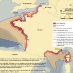  Límite externo del mar territorial en Francia 
