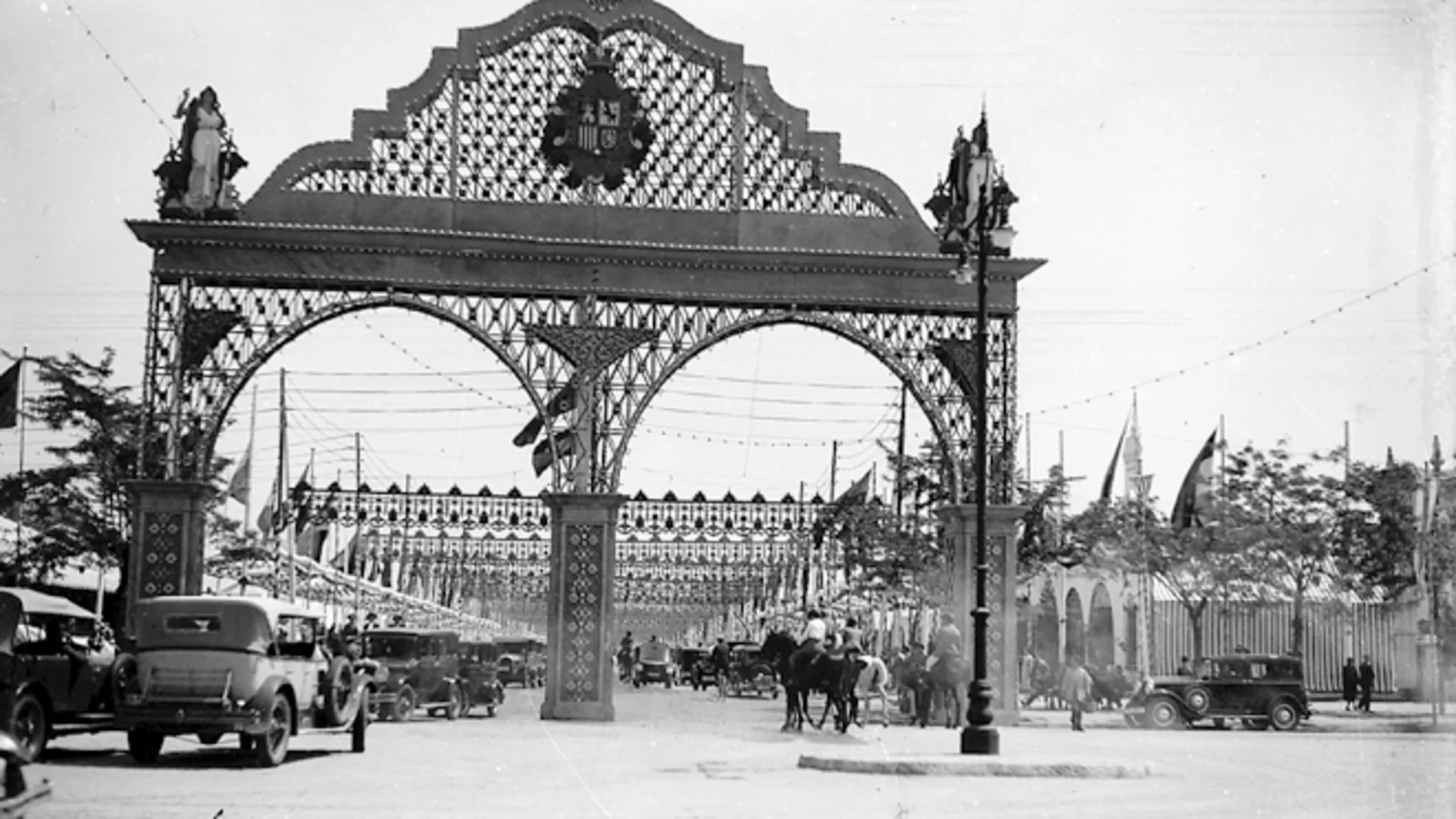 Portada de una Feria de Abril de los años 30