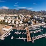 Vista aérea de la ciudad malagueña de Marbella