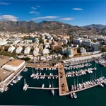 Vista aérea de la ciudad malagueña de Marbella