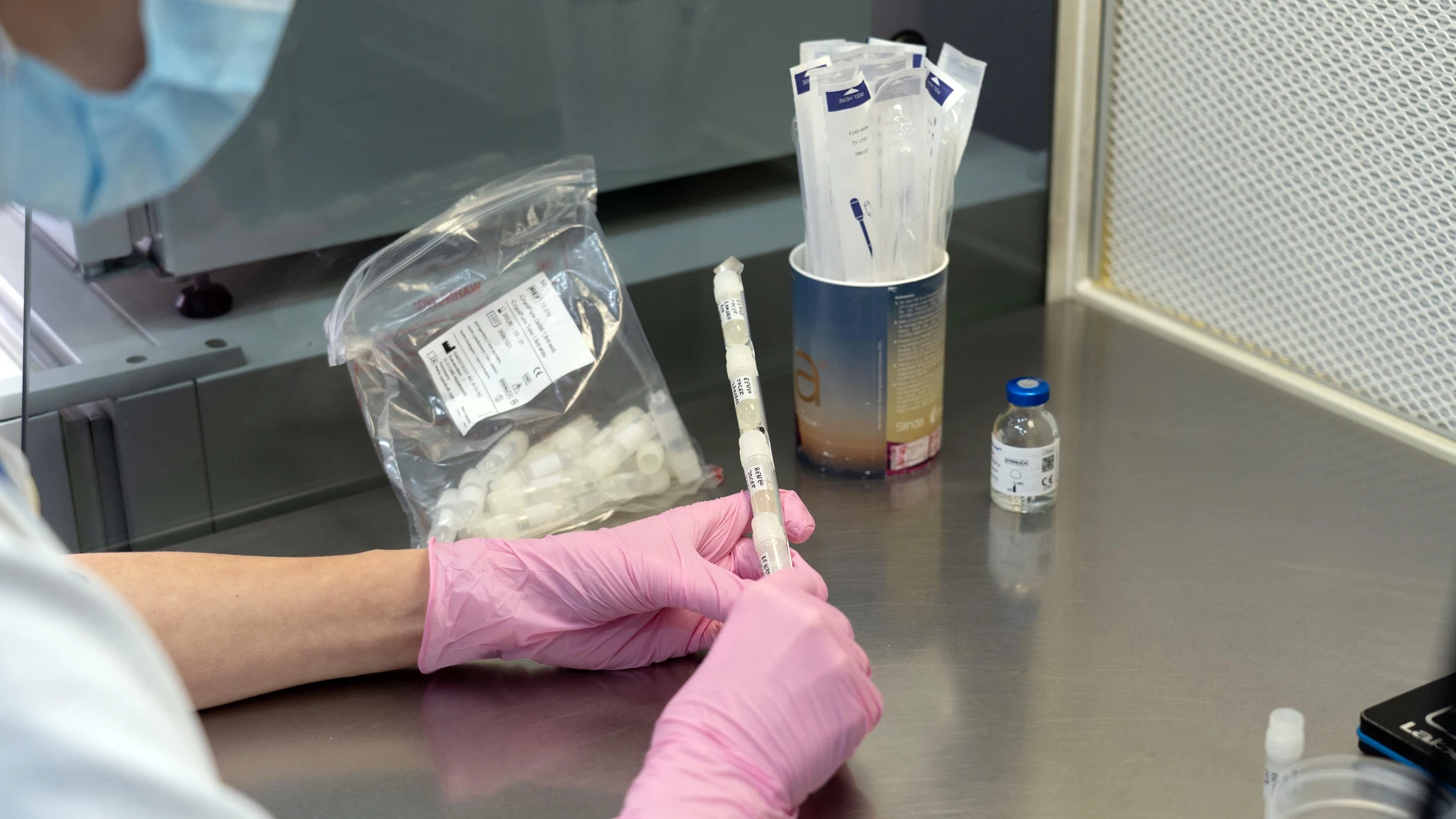 Laboratorio en el Hospital Clínico de Valladolid