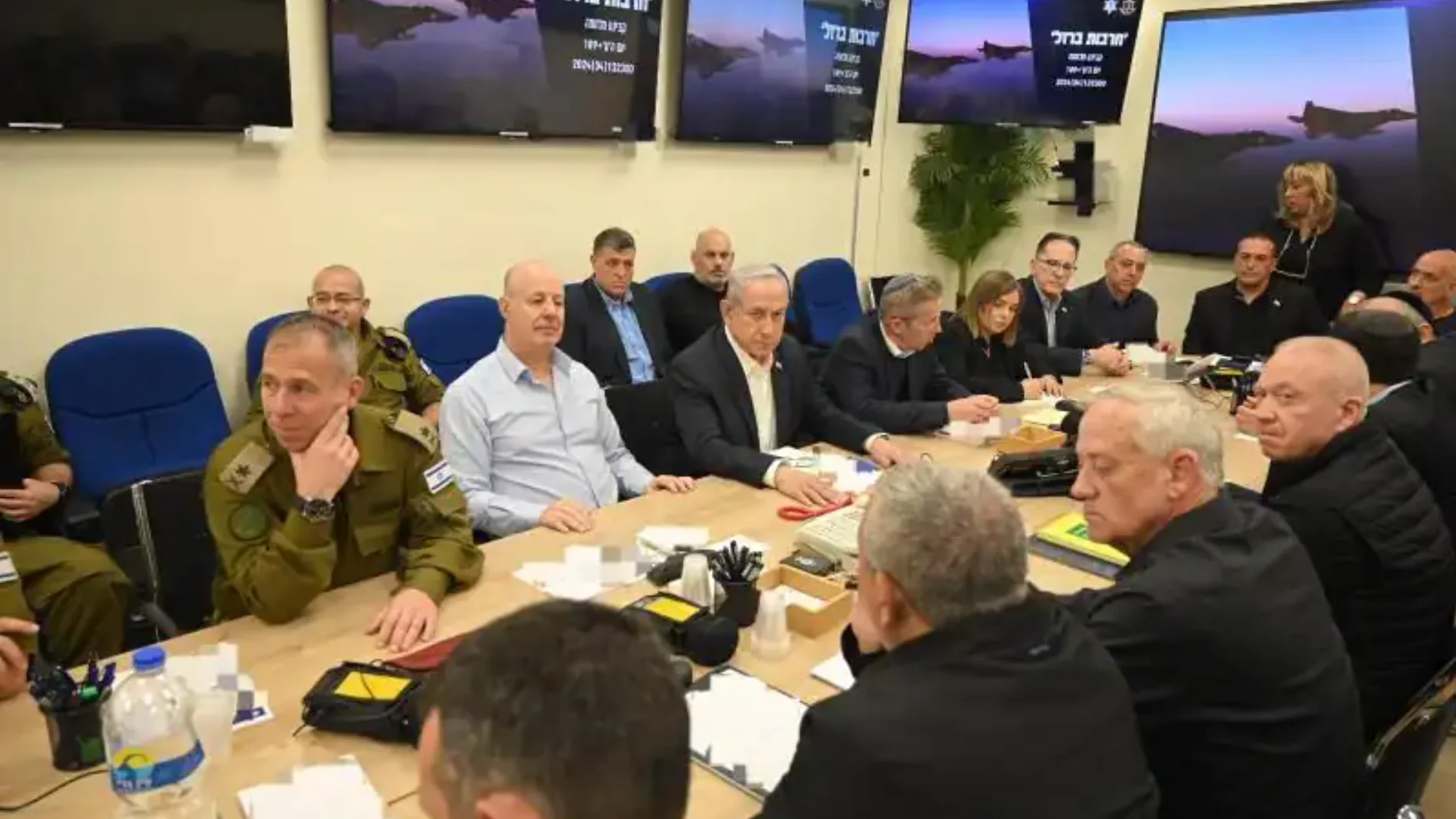 Netanyahu sigue el minuto a minuto del ataque iraní desde el búnker tras convocar una reunión de emergencia del Gabinete de Guerra