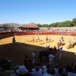 Festejo taurino en la Plaza de Toros de Béjar