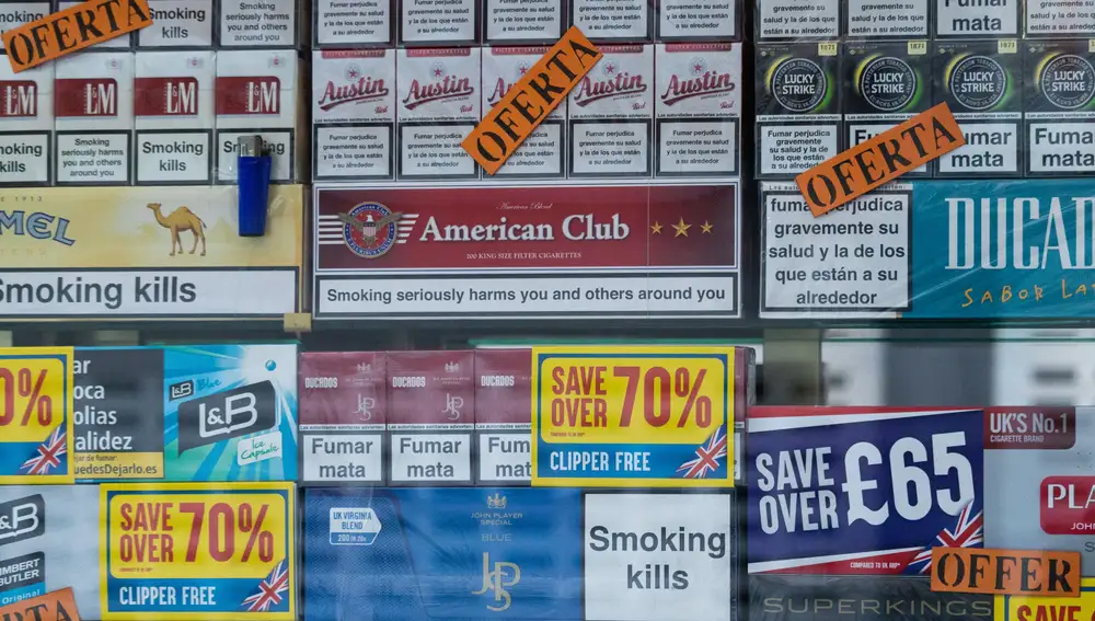 Tabaco en venta en Gibraltar