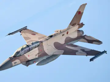 Un F-16 de la Fuerza Aérea de Marruecos Un F-16 de la Fuerza Aérea de Marruecos