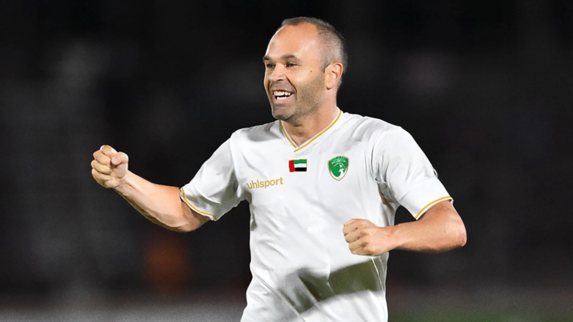 Andrés Iniesta con Emirates FC