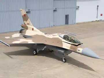 Un F-16 de la fuerza aérea de Marruecos Un F-16 de la fuerza aérea de Marruecos