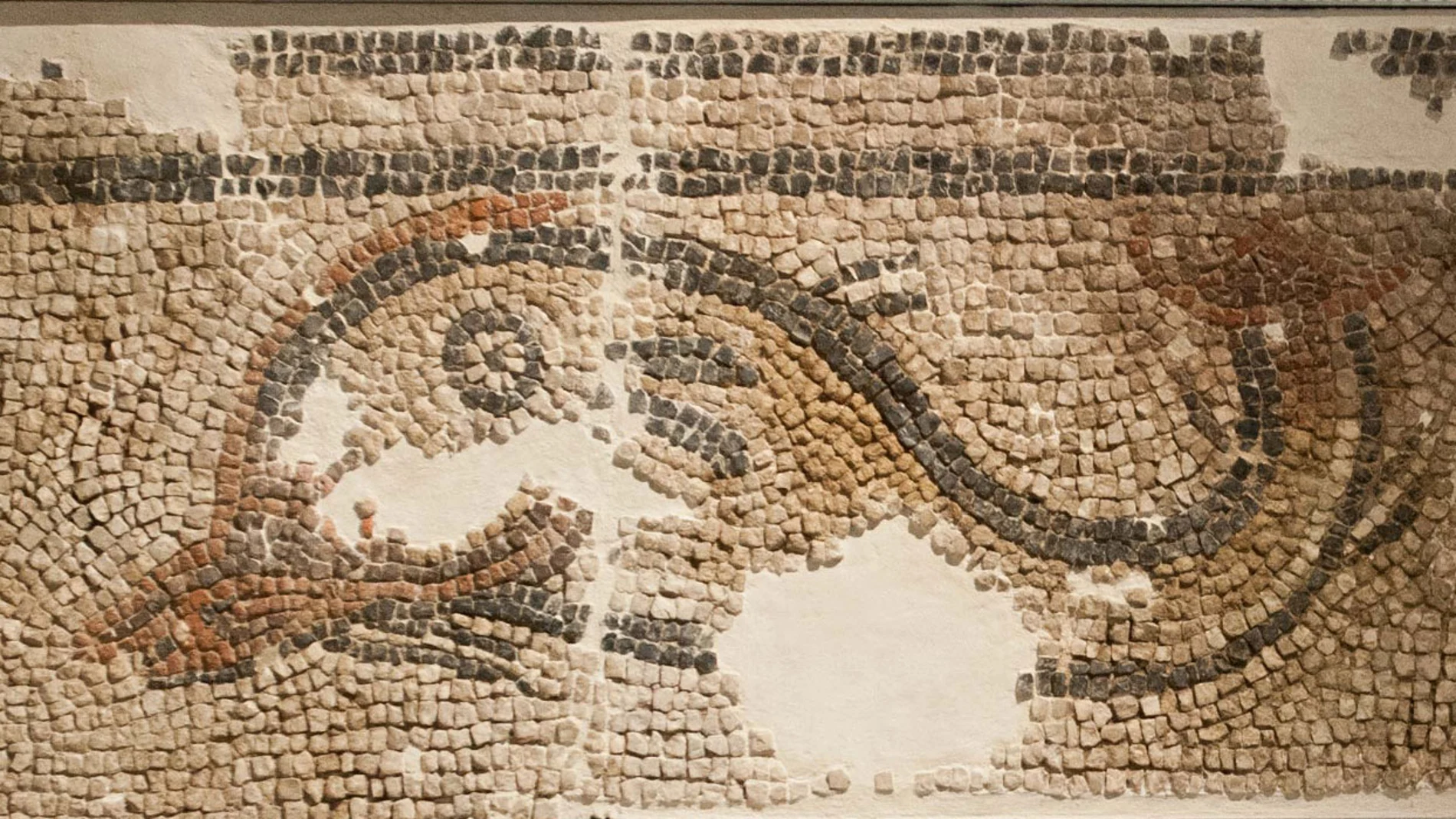 Uno de los mosaicos recuperados