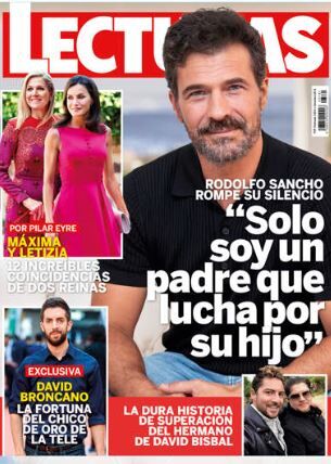 Rodolfo Sancho, portada de "Lecturas" esta semana