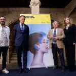 El consejero Gonzalo Santonja presenta el FÀCYL 2024 junto a García Carbayo, Mar Sancho y Rodrigo Tamariz