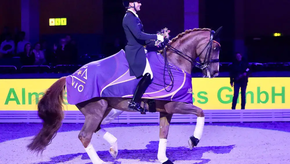 Borja Carrascosa compite en la Final de la Copa del Mundo de Doma en Riad