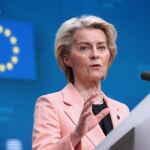La presidenta de la Comisión Europea, Ursula von der Leyen