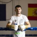Antonio Collado, campeón de España de peso ligero de Boxeo. 