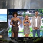 Laura Matamoros, Rocío Madrid, Lorena Morlote, Kike Calleja y Carlos Sobera en 'Supervivientes'