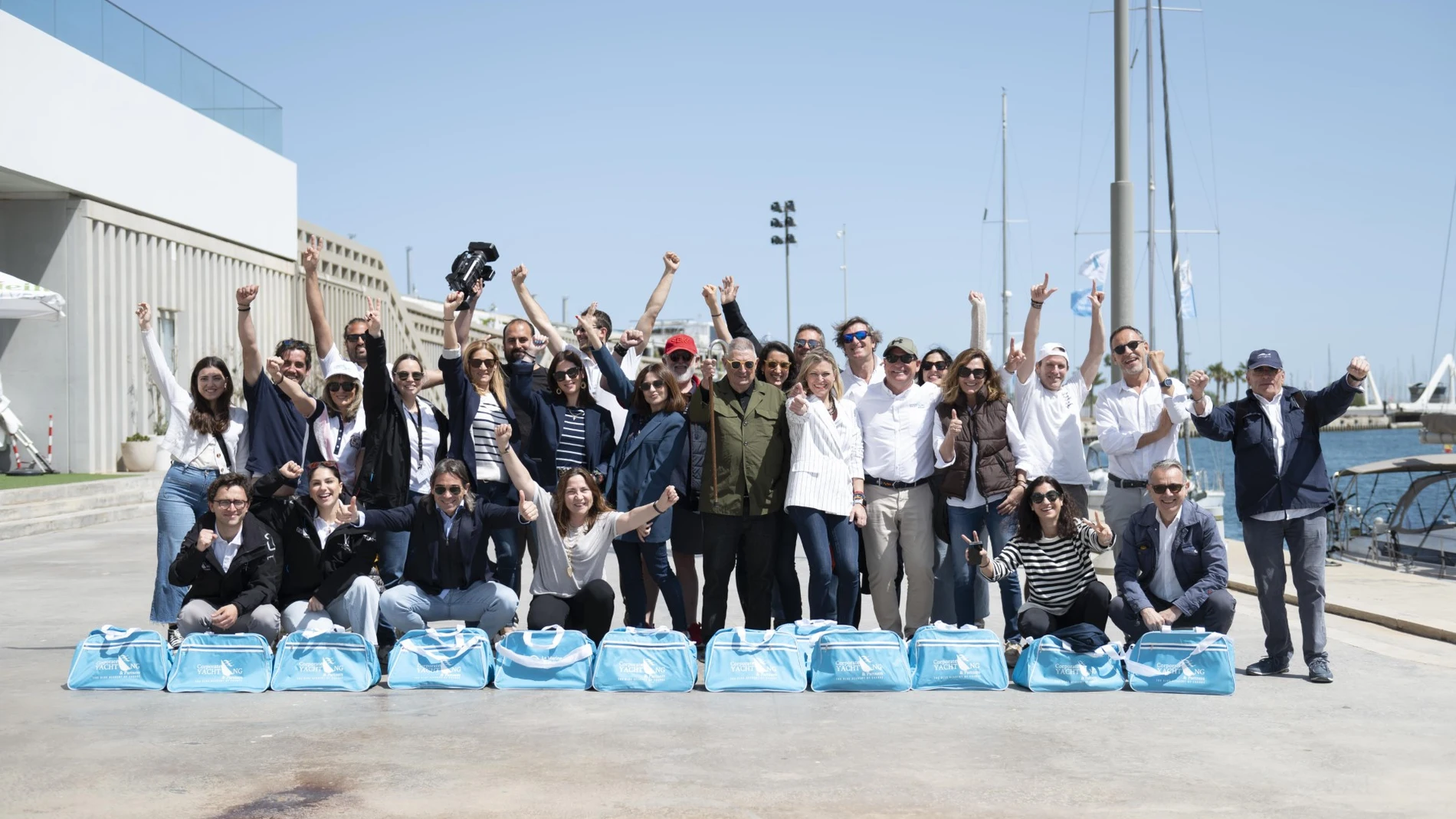 La regata fue presentada en el edificio Veles e Vents