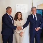 La consejera de Empleo, Empresa y Trabajo Autónomo, Rocío Blanco, el alcalde de Málaga, Francisco de la Torre, el director general de la Fundación INCYDE, Javier Collado, el presidente de la CEM, Javier González de Lara y el presidente de la Cámara de Comercio de Málaga, José Carlos Escribano.