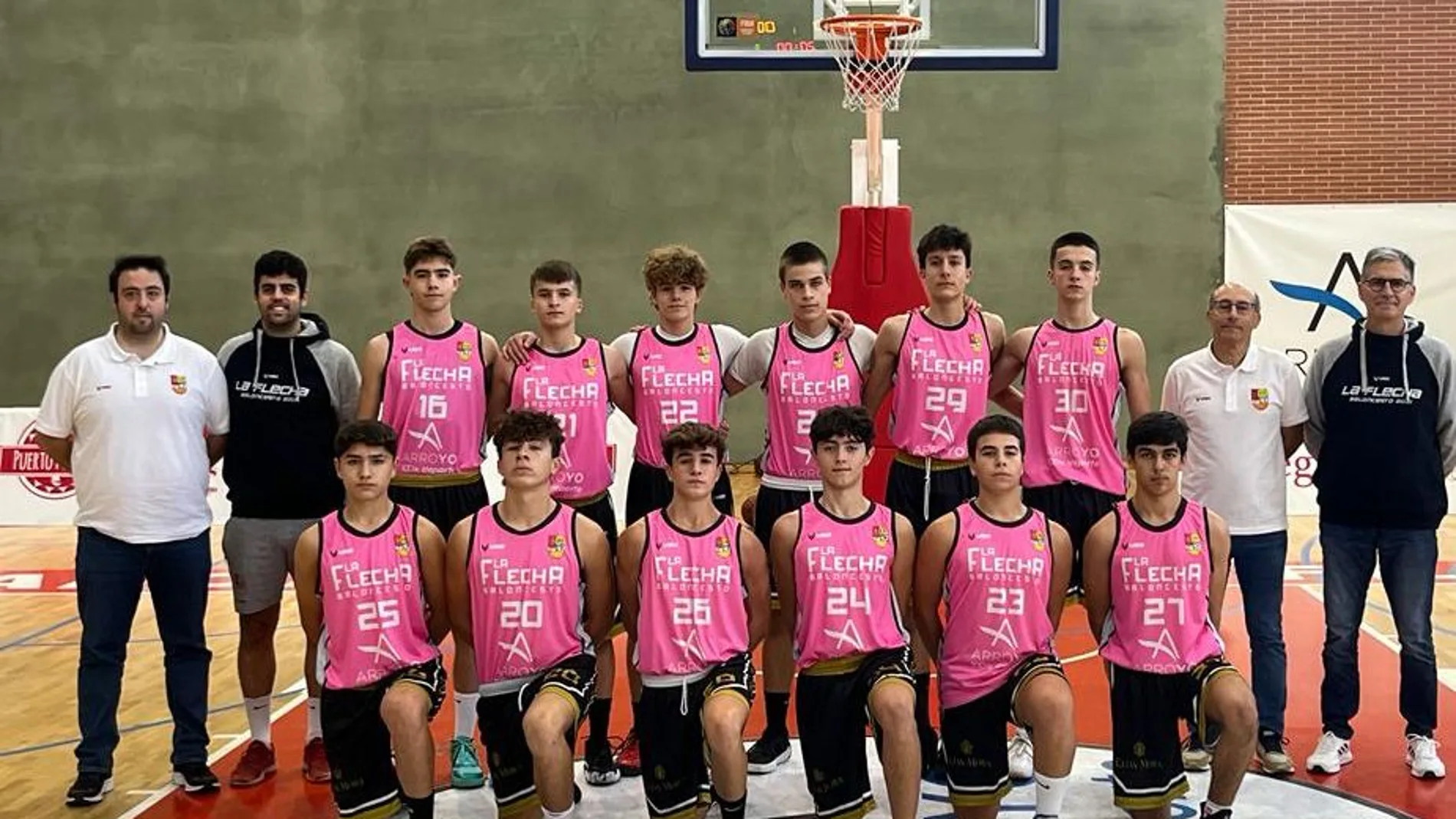 Equipo cadete de CB La Flecha
