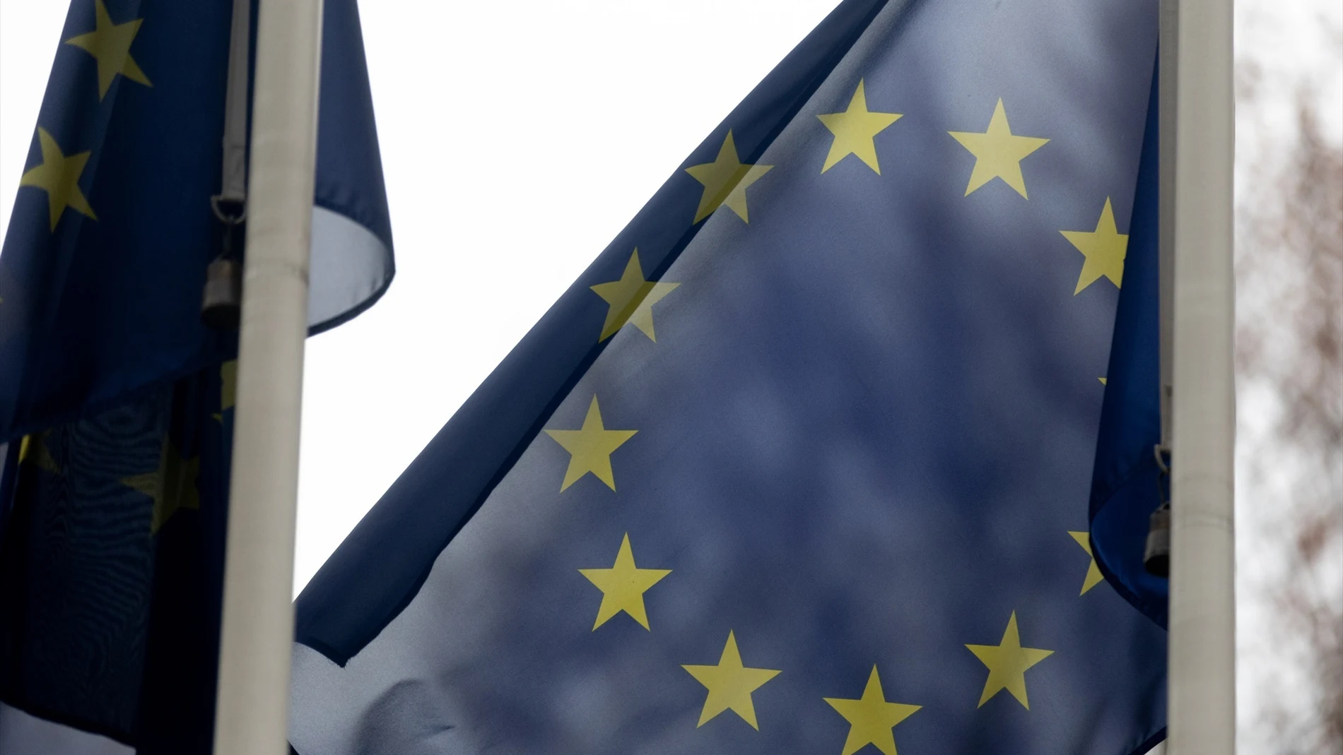 Una bandera de la Unión Europea