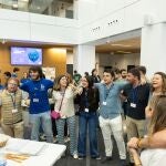 Alguno de los jóvenes en el primer Encuentro de Jóvenes Católicos de Pozuelo