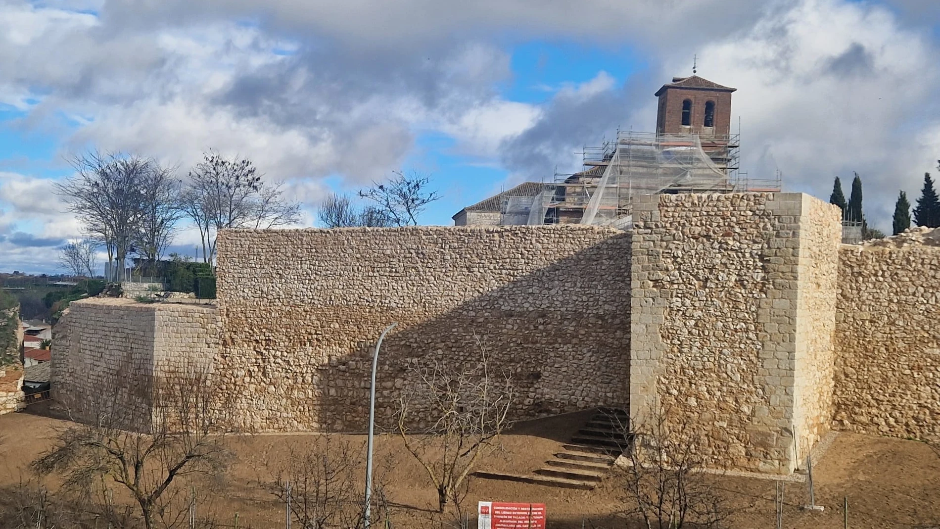 Restauración en el castillo de Torremocha en Santorcaz