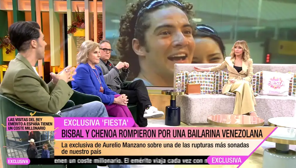 Aurelio da la exclusiva en el programa "Fiesta"