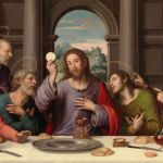 «La Última Cena», pintada por el artista valenciano Juan de Juanes en 1555 en donde aparece reproducido el mismo cáliz guardado en la catedral de Valencia