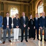 El ejecutivo municipal con representantes de Ouigo