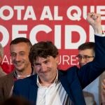 21A.- Andueza asegura, tras el "extraordinario" resultado, que PSE "volverá a estar a la altura" que merecen los vascos