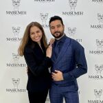 Nasrin Zhiyan y Antonio Velázquez en Massumeh