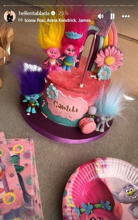La fiesta de cumpleaños temática de Camila, la hija de Elena Tablada y Javier Ungría