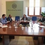 Conrado Íscar se reúne con David Esteban, Roberto Díez, Alfonso Romo, José Andrés García y Miguel Ángel Oliveira