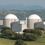 Almaraz nuclear power plant in the center of Spain.