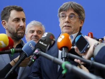 Toni Comín y Carles Puigdemont