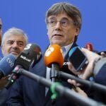 Toni Comín y Carles Puigdemont