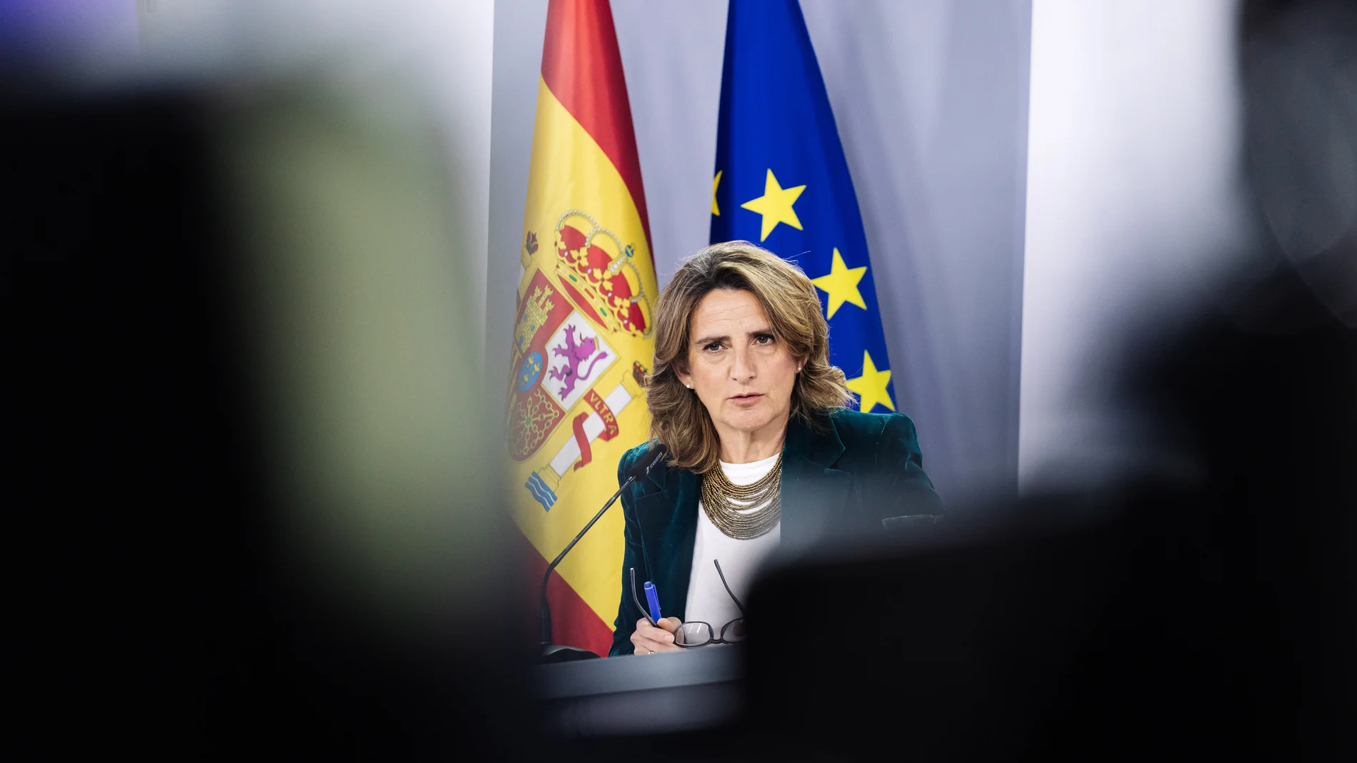 La vicepresidenta tercera y ministra para la Transición Ecológica y el Reto Demográfico, Teresa Ribera.
