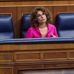 Maria Jesus Montero en la Sesion de Control del Congreso de los Diputados. David Jar