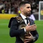 Topuria en el Santiago Bernabéu