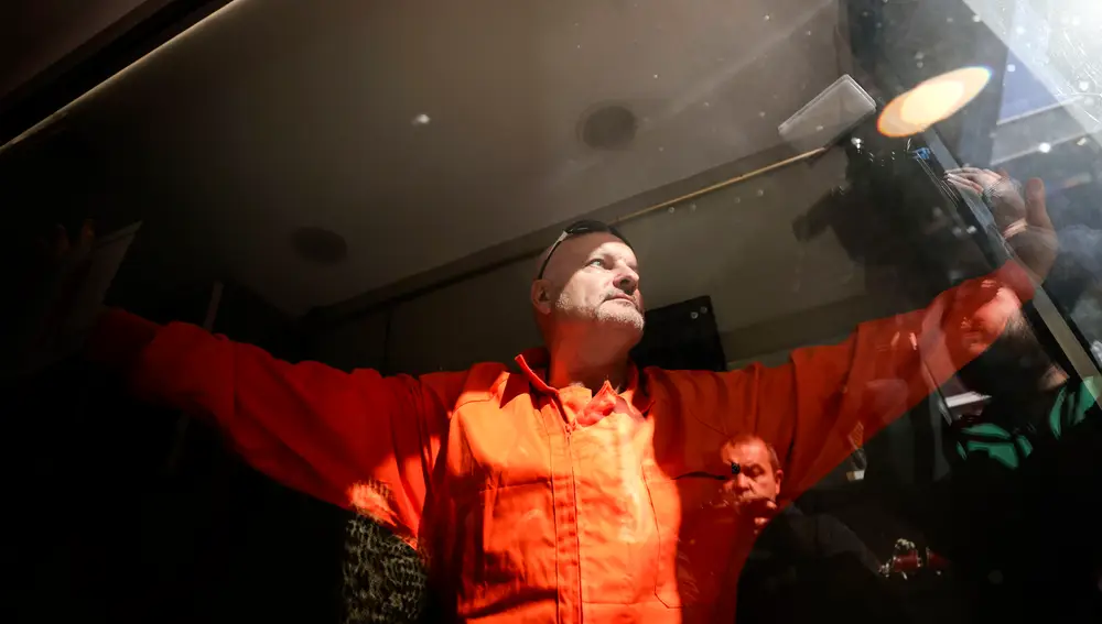Tenreiro empieza un encierro vestido como un preso de Guantánamo